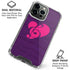 Purple Musical Notes iPhone 16 Pro Clear Case